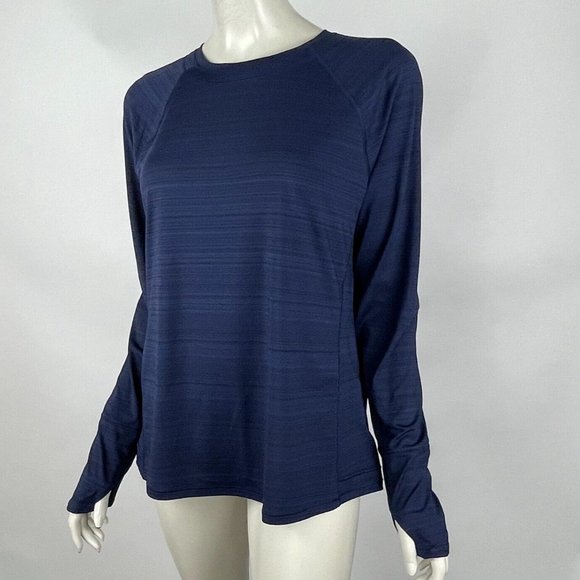 Athleta Pacifica Illume UPF Relaxed Top Women L NWOT Long Sleeve Crew neck - Picture 3 of 8